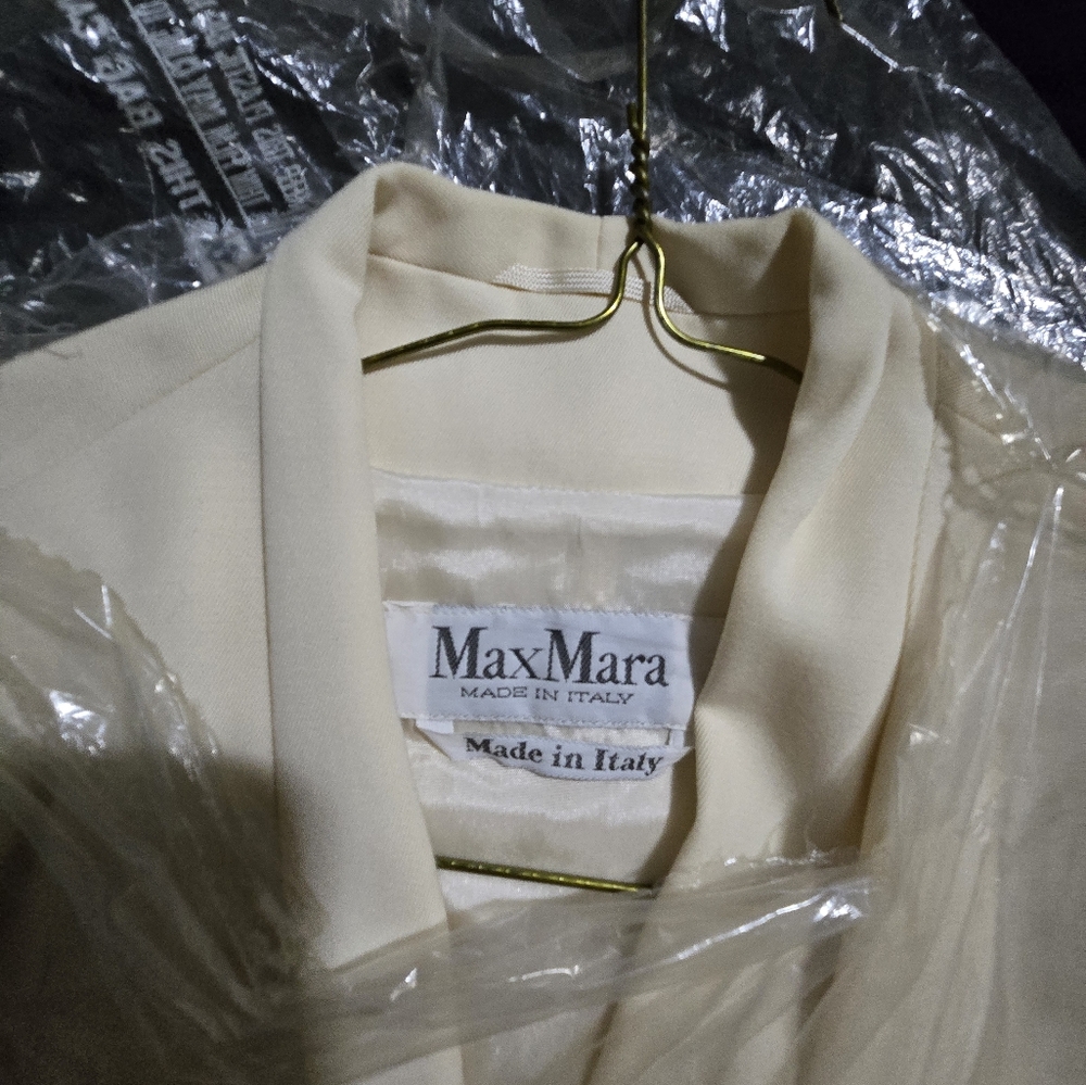 Max Mara Beige Overcoat